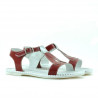 Sandalias niños 534 charol rojo