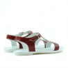 Sandalias niños 534 charol rojo