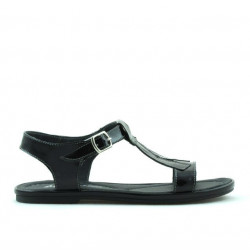 Sandalias para niños 534 charol negro