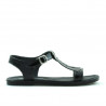 Sandalias para niños 534 charol negro