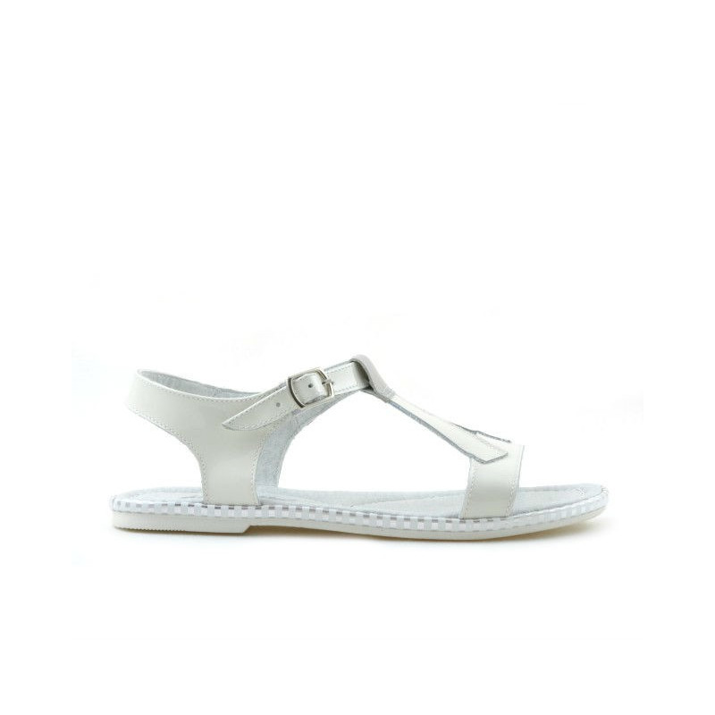 Sandalias infantiles 534 charol beige