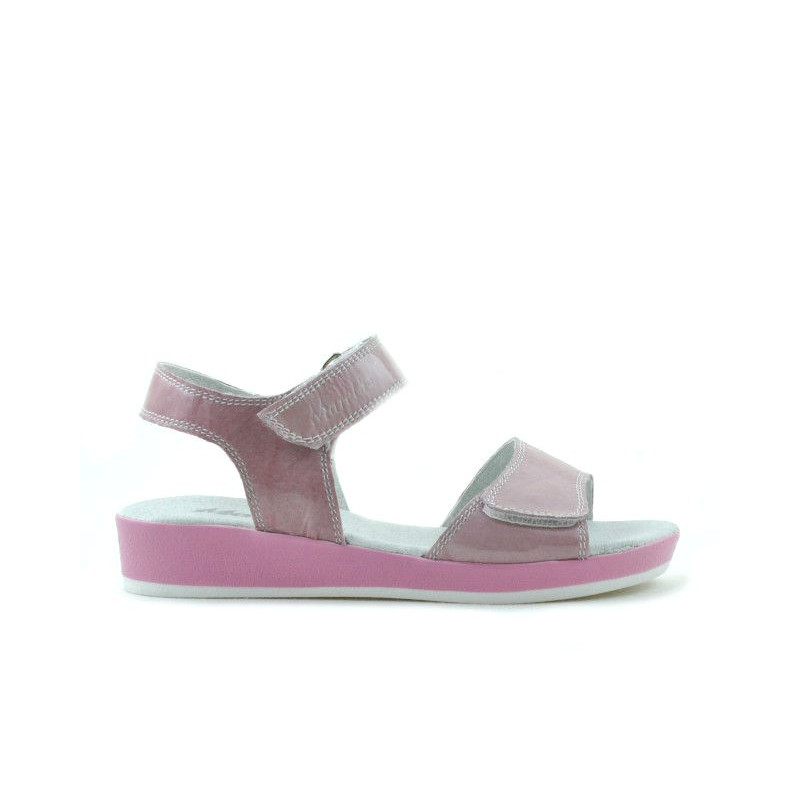 Sandalias para niños 532 charol rosa