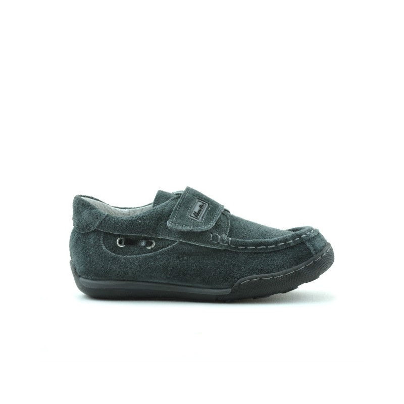 Zapatos para niños pequeños 01c gris ante
