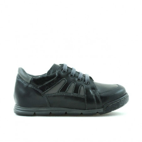 Zapatos para niños pequeños 04c negro+gris
