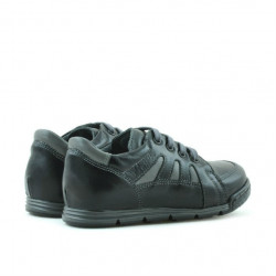 Zapatos para niños pequeños 04c negro+gris