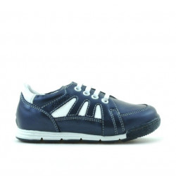 Zapatos para niños pequeños 04c índigo+blanco