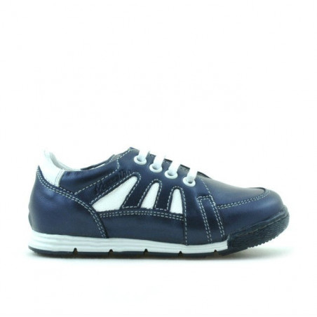 Zapatos para niños pequeños 04c índigo+blanco