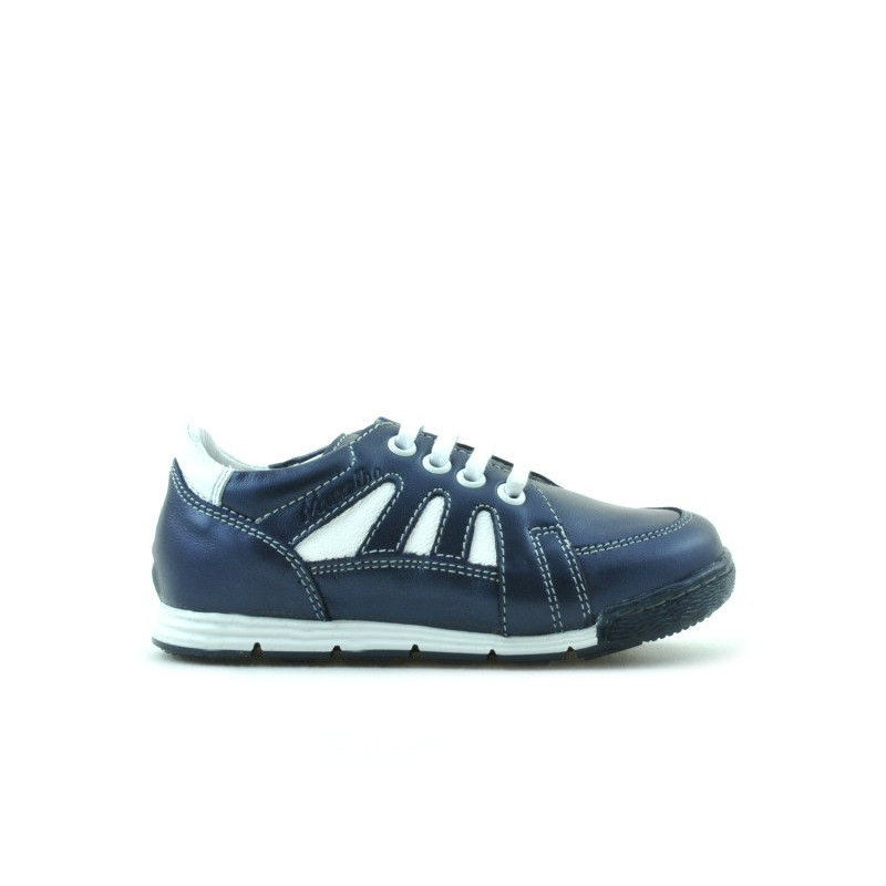 Zapatos para niños pequeños 04c índigo+blanco