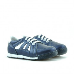 Zapatos para niños pequeños 04c índigo+blanco