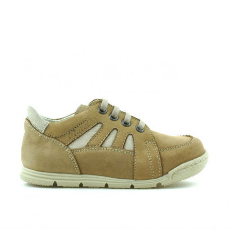 Zapatos para niños pequeños 04c bufo marrón+beige