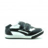 Zapatos niños pequeños 16c negro+blanco