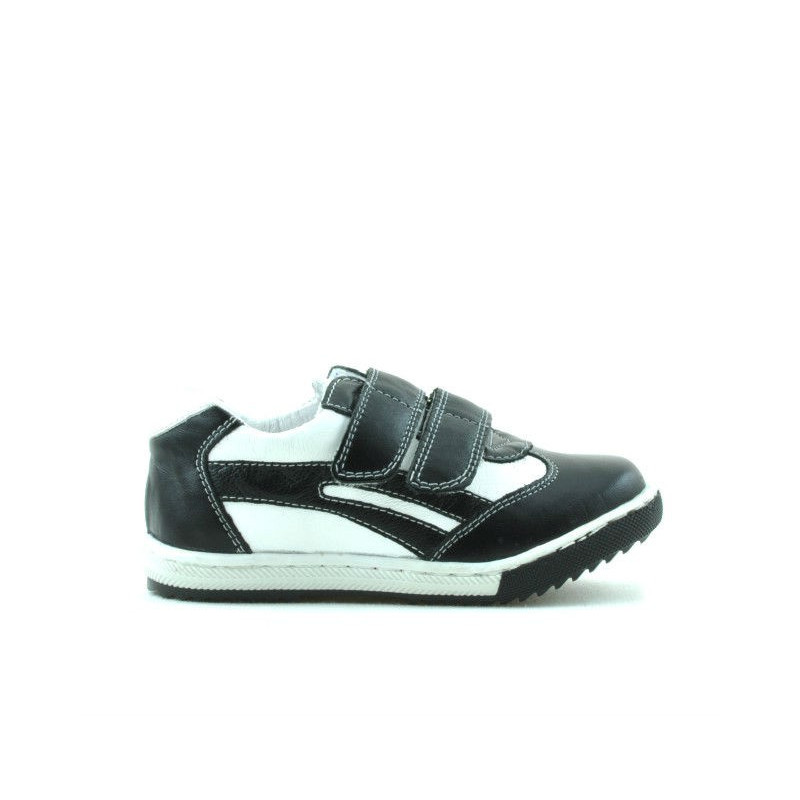 Zapatos niños pequeños 16c negro+blanco