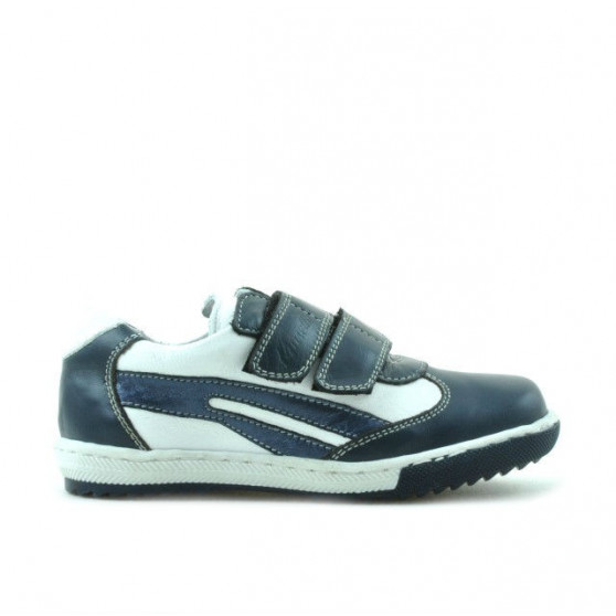 Zapatos niños pequeños 16c índigo+blanco