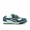 Zapatos niños pequeños 16c índigo+blanco