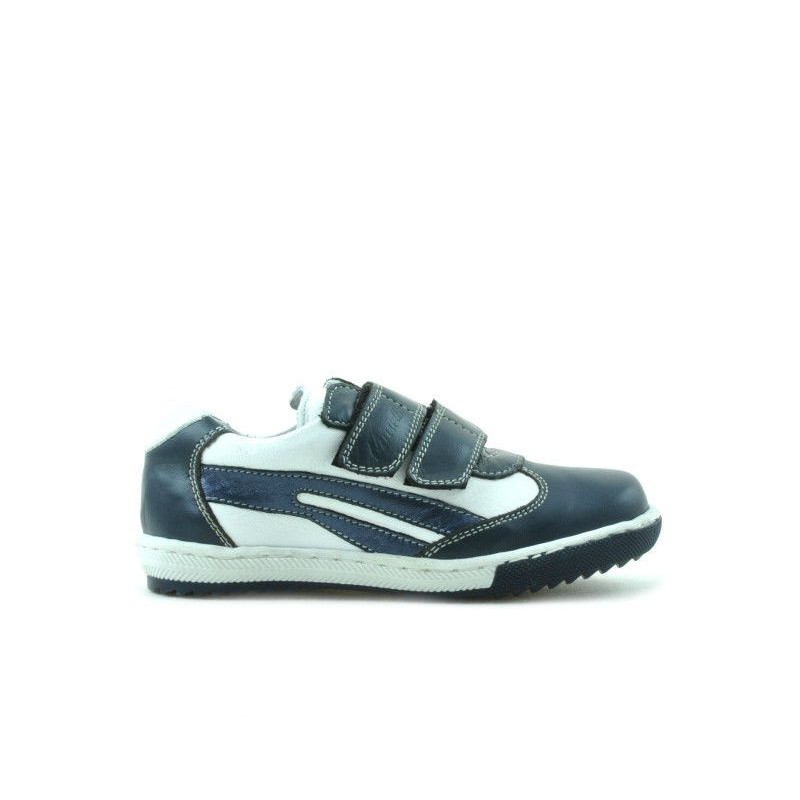 Zapatos niños pequeños 16c índigo+blanco