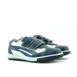 Zapatos niños pequeños 16c índigo+blanco