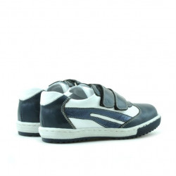 Zapatos niños pequeños 16c índigo+blanco