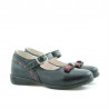 Zapatos para niños pequeños 12c negro + burdeos
