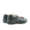 Zapatos para niños pequeños 12c negro + burdeos