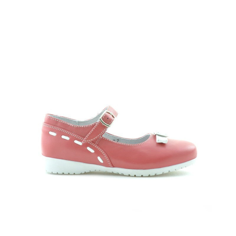 Zapatos para niños pequeños 12c rojo coral + blanco
