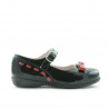 Zapatos para niños pequeños 12c charol negro+rojo