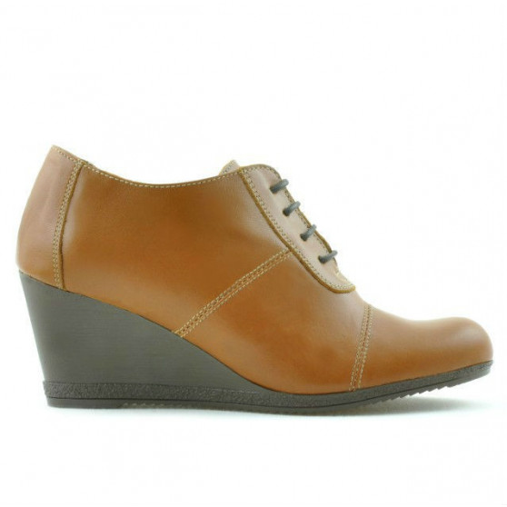 Zapatos casuales de mujer 656 marrón encerado