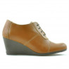 Zapatos casuales de mujer 656 marrón encerado