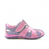 Zapatos para niños pequeños 07c morado+rosa