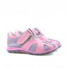 Zapatos para niños pequeños 07c morado+rosa