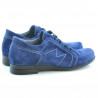 Zapatos casuales de mujer 608 índigo terciopelo