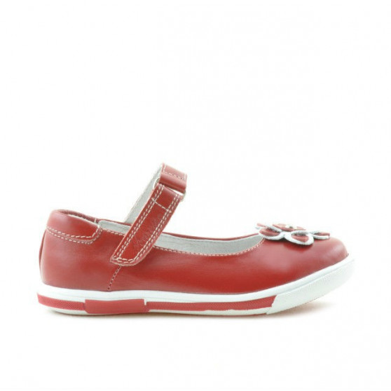 Zapatos para niños pequeños 06c rojo+blanco