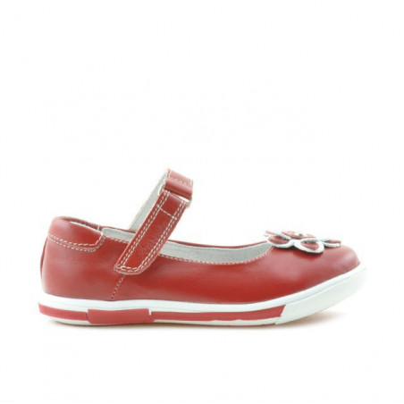 Zapatos para niños pequeños 06c rojo+blanco