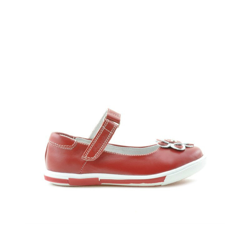 Zapatos para niños pequeños 06c rojo+blanco