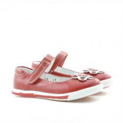 Zapatos para niños pequeños 06c rojo+blanco