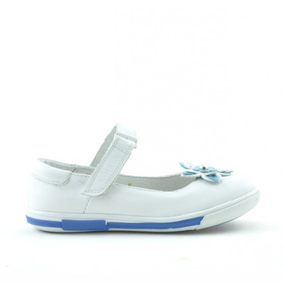 Zapatos para niños pequeños 06c blanco+azul