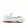 Zapatos para niños pequeños 06c blanco+rojo