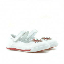 Zapatos para niños pequeños 06c blanco+rojo