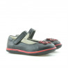 Zapatos para niños pequeños 06c negro + rojo