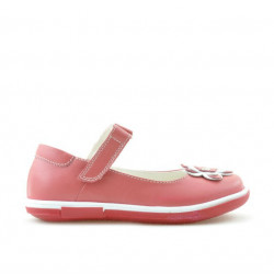 Zapatos para niños pequeños 06c rojo coral+blanco
