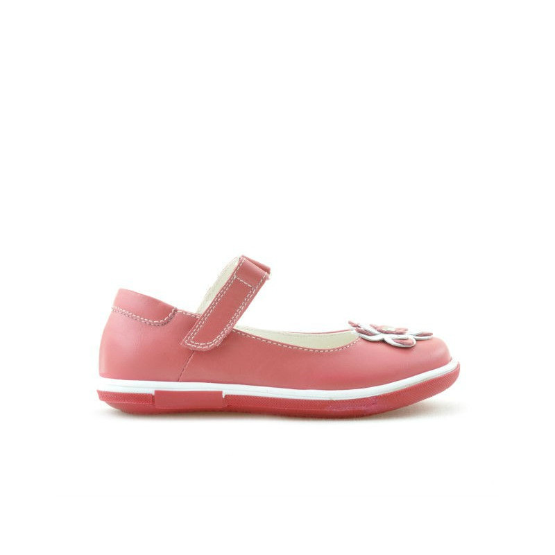 Zapatos para niños pequeños 06c rojo coral+blanco