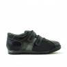 Zapatos para niños pequeños 02c negro + gris