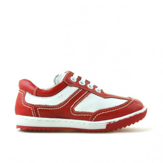 Zapatos para niños pequeños 15c rojo+blanco