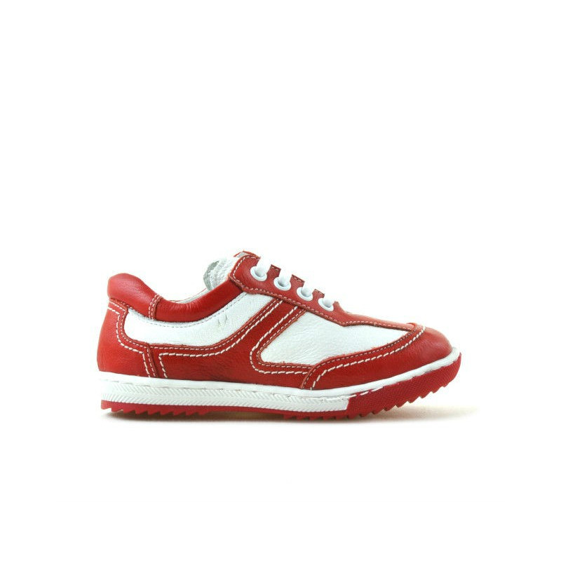 Zapatos para niños pequeños 15c rojo+blanco