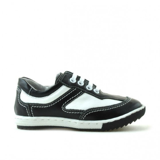 Zapatos para niños pequeños 15c negro+blanco