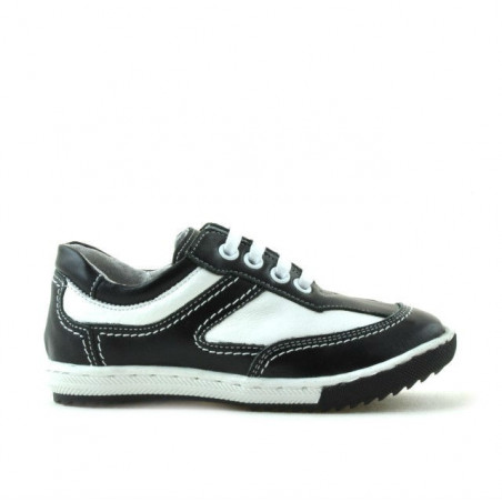 Zapatos para niños pequeños 15c negro+blanco