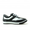 Zapatos para niños pequeños 15c negro+blanco