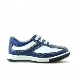 Zapatos para niños pequeños 15c índigo+blanco