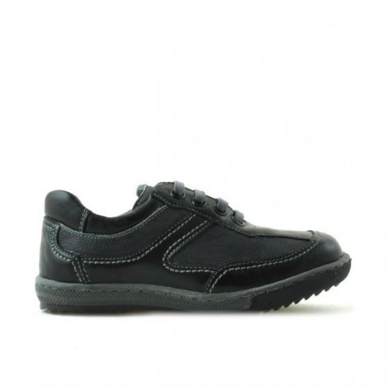 Zapatos para niños pequeños 15c negro + gris
