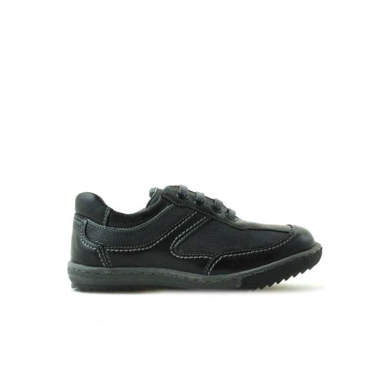 Zapatos para niños pequeños 15c negro + gris