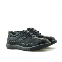 Zapatos para niños pequeños 15c negro + gris